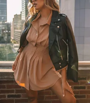 VICI | Sarabeth Pintuck Button Down Shirt Dress thumbnail 7