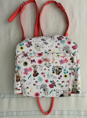 Disney Animators Collection Backpack Floral Princess Disney Store Exclusive(B154 thumbnail 1
