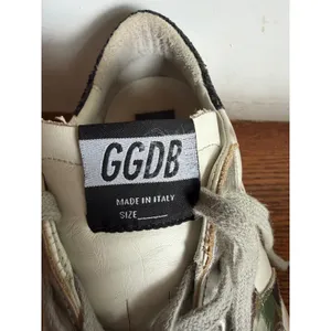 Golden Goose‎ Hi Star White Leather Camo Star Glitter Platform Sneakers 40 thumbnail 7