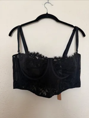 SKIMS femme lace balconette corset size XL NWT thumbnail 3