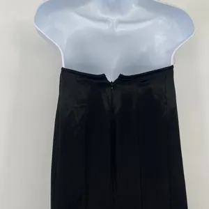 Vtg 90s Jessica McClintock Strapless Dress 4 Y2K Witchy Goth Glam Satin USA Hoco thumbnail 6