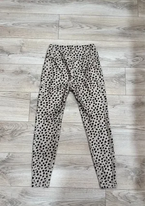 Leopard Cheetah Print High Waisted Leggings Size M thumbnail 2