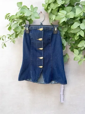 MISSGUIDED NWT Strapless Button Front Bandeau Denim Top Small thumbnail 2