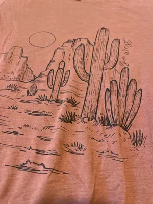 Go west green pink tshirt thumbnail 4
