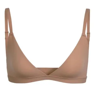New Skims Fits Everybody Triangle Bralette Size Small Nwt Ochre Tan thumbnail 1