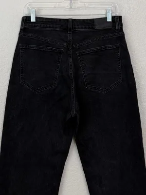Madewell Black Curvy 90's Straight Women's Jeans, Size 29 thumbnail 8