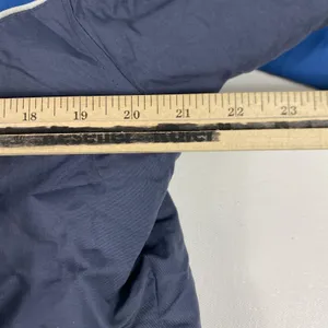 L.L. Bean Jacket Womens M Blue Nylon Winter Hooded Insulated Quilted Zip‎ Logo thumbnail 11