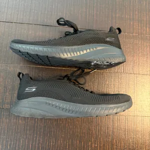 Skechers Bobs Squad Chaos Women 8.5 Black Memory Foam Sneakers 117209W Walking thumbnail 5