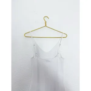 Abercrombie & Fitch Slip Midi Sweater Dress Size XL V-Neck Spaghetti Strap White thumbnail 13