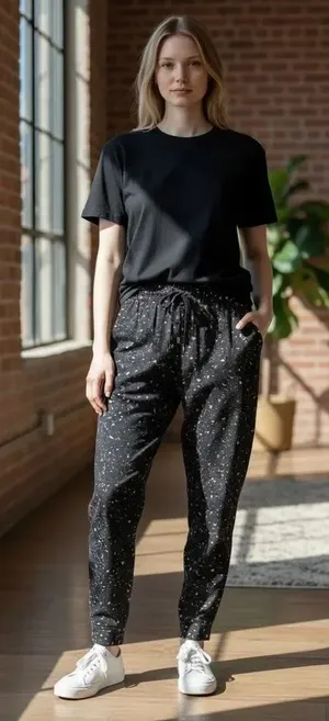 ✨Fig Pattern Jogger Sz Large Pants✨ thumbnail 1