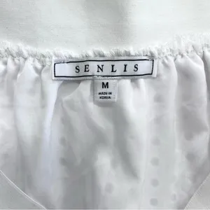 Senlis Lila White Eyelet & Lace Midi Skirt NWOT thumbnail 9