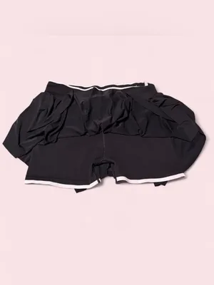 all in motion Black Pleated Drawstring Skort thumbnail 3