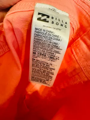 Billabong Free Fall High-Waist Pants 31” Papaya thumbnail 10