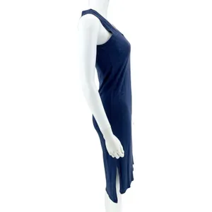 MADEWELL Dress Women Size XXS Maxi Navy‎ Blue Nightfall Sleeveless Jersey Tank thumbnail 5