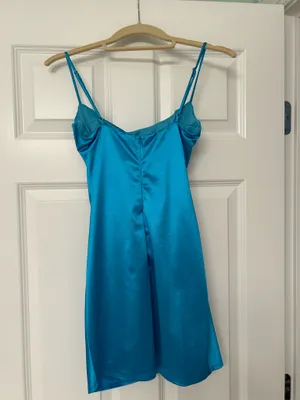 Lucy in the Sky Mini Dress Blue thumbnail 2