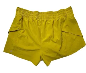 Calia‎ Women's Yellow Athletic Shorts XXL High Rise Gym Running thumbnail 1