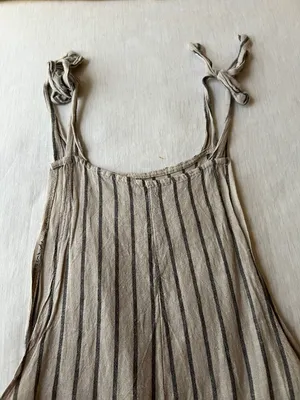 Striped Tie Romper Multi thumbnail 3