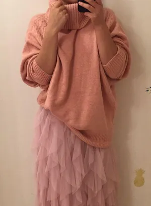 Pink tulle skirt. Xs thumbnail 4