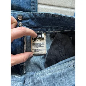 Miss Me Jeans‎ Women 39 Medium Wash Denim Low Rise Boot Bling Embellished Y2K thumbnail 4