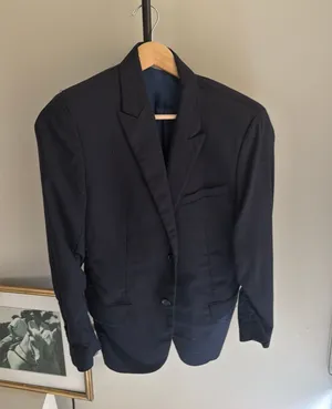 Navy basic blazer thumbnail 1