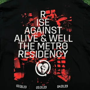 Rise Against Alive & Well Metro Residency Punk Rock Band T-Shirt Size Large thumbnail 4
