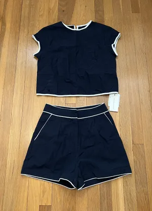 Navy Blue And White Set thumbnail 1