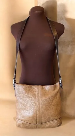 Coach Legacy Thick Pebbled Leather convertible crossbody Shoulder Purse Y2K thumbnail 1