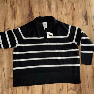 Striped aerie comfy pullover thumbnail 2