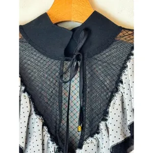 HAH Hot As Hell Bodysuit Women Small Black White Polka Dot Heavy Knecking‎ NWT thumbnail 9
