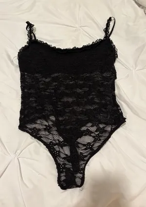Lace bodysuit Black thumbnail 1
