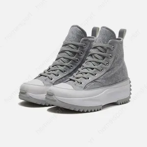 Converse Run Star Hike High Black Ice Ash Stone Style No 169438C Size 6.5 thumbnail 2