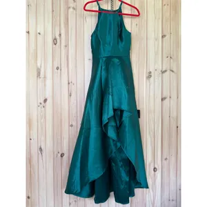 Lulus Broadway Show Emerald Green High-Low Gown Ball Prom Event Classy Medium thumbnail 2