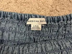 American Eagle Outfitters Denim Top thumbnail 5