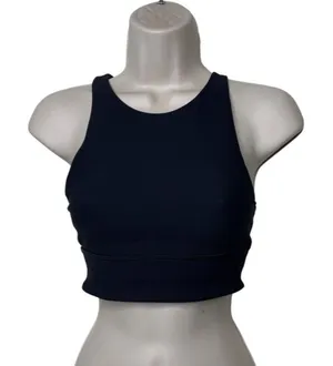 Lululemon Energy Bra High Neck Long Line Medium Support B-D Cup sz 4 thumbnail 1