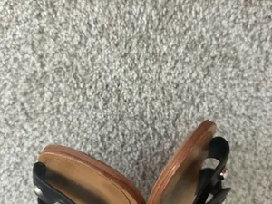 Marc Fisher Paigi Pacca Minimalist Glam Studded Sandal Slide Size 8 thumbnail 4