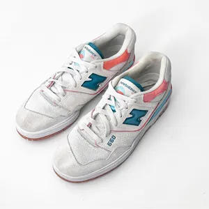 NEW BALANCE 550 Sea Salt Verdigris Speckled Soles Sneakers 8.5 Ortholite Comfort thumbnail 10