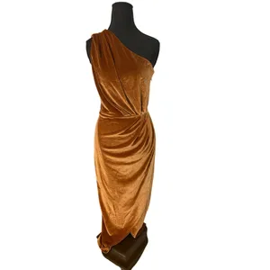 Baltic Born Kourtney Velvet Party Dress‎ Midi Spice Size Large Bridesmaid Guest thumbnail 2