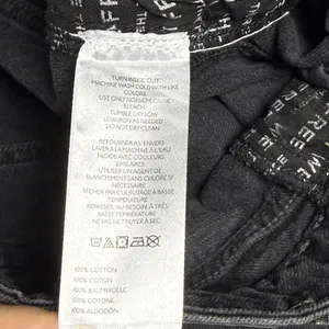 Free People We The Free Tennessee Low Rise Boyfriend Jeans Size 30 Black thumbnail 5