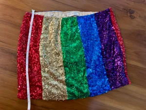 Dolls Kill Sequin Mini Skirt thumbnail 1