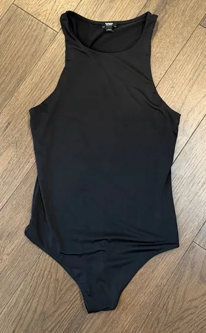 Express Body Contour Mid Compression High Neck Bodysuit Small Black - C2-032 thumbnail 1