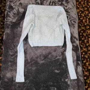 Princess Polly Samson Long Sleeve Top in Blue Size M/L New with tag thumbnail 6