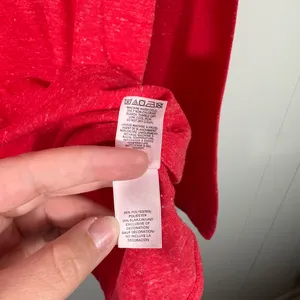 Victoria's Secret Red Henley Button 3/4 Sleeve Lightweight Lounge Top Large L thumbnail 6