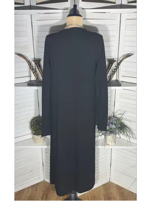 Vintage Y2K extra long cardigan lightweight open gothic whimsigoth Alt punk M thumbnail 2