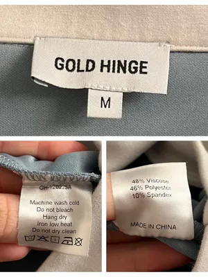 Gold Hinge Stone Blue LuxeSoft Collared Pullover Size Medium thumbnail 8