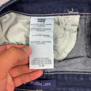 Levi's Jeans Womens 11 M Blue Medium Wash Slim Jegging Stretch Denim 5-Pocket thumbnail 10