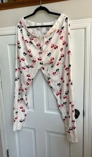 Hanna Andersson women's disney minnie‎ mouse pajama pants joggers XL thumbnail 1