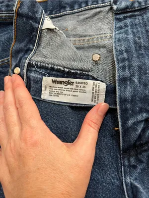 Wrangler Dark Blue Denim Jean Shorts thumbnail 4