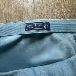 Vineyard Vines Blue Satin Midi Skirt Women’s L thumbnail 7