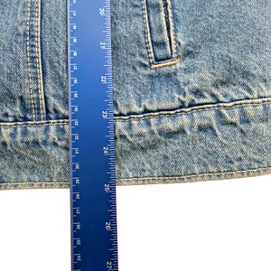 Pilcro & The Letterpress Anthropologie Button Up Denim Jean Jacket LARGE thumbnail 5