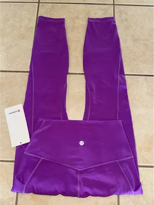 Lululemon Align With Pockets High-Rise 25” Moonlit Magenta Size 6 NWT thumbnail 1